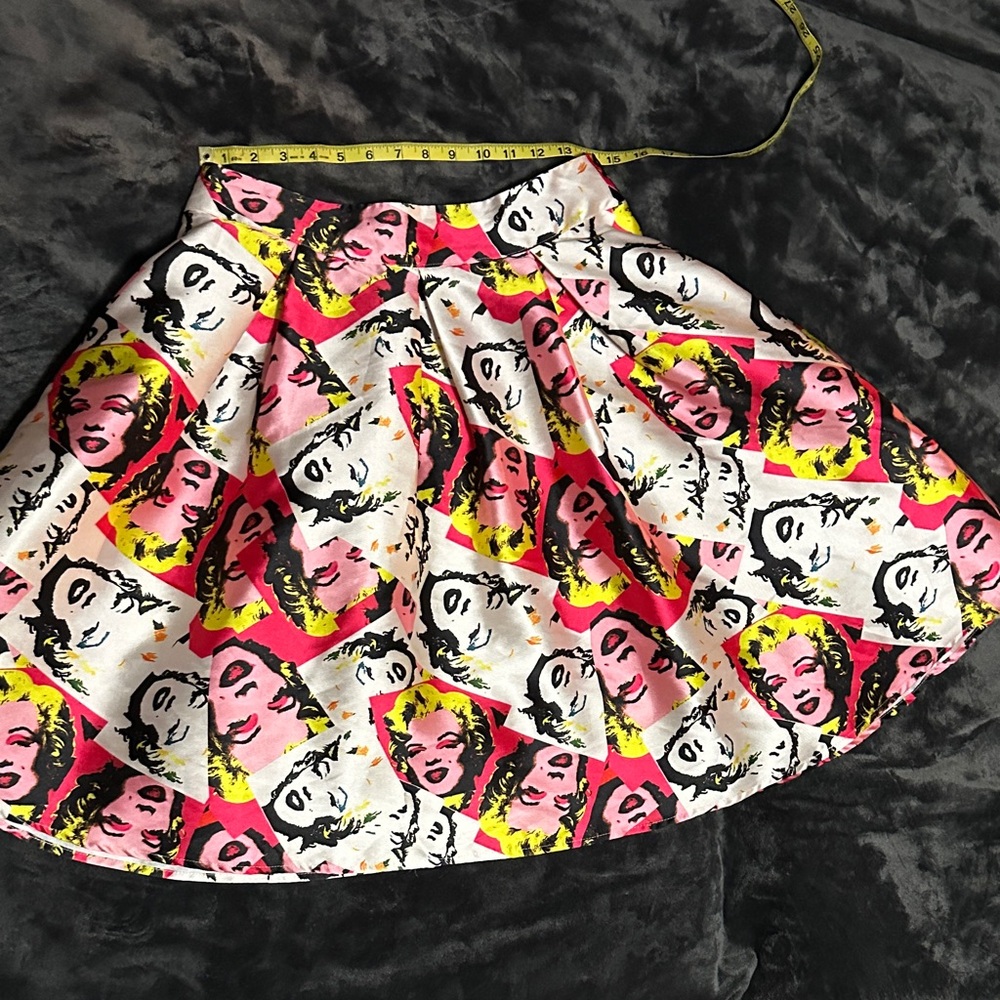 Marilyn Monroe pop art Andy Warhol vintage retro pinup Pinupgirl skirt